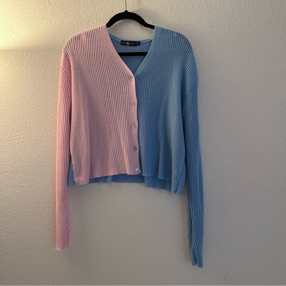 Daisy Street contrast 90's fitted cardigan - Picture 2 of 6